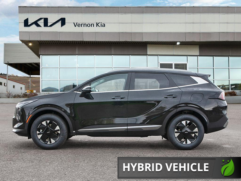 2026 Kia Sportage Hybrid EX Premium AWD - Leather Seats - $144.46 /Wk - Fusion Black exterior view 3