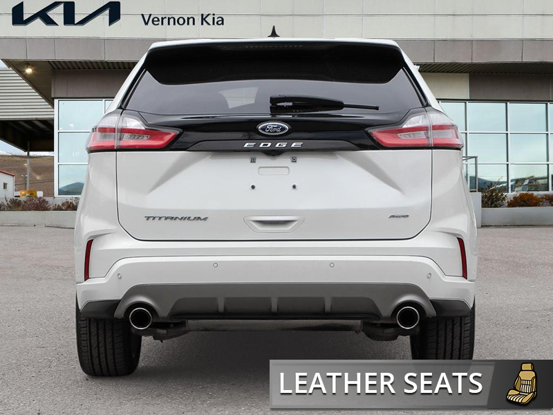 2022 Ford Edge Titanium Lexus Luxury on a Ford Budget, Pure Comfort - White exterior view 5
