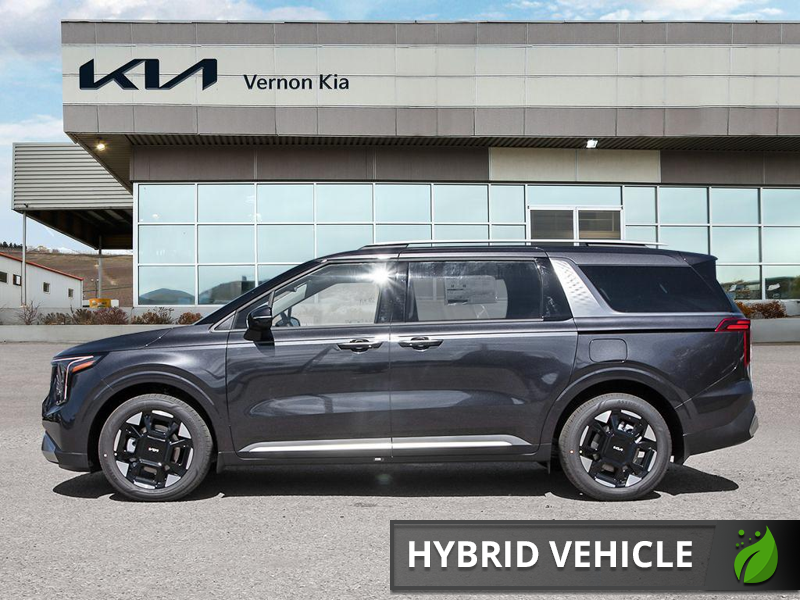 2026 Kia Carnival Hybrid EX - Navigation - 360 Camera - $176.84 /Wk - Panthera Metal Grey exterior view 3