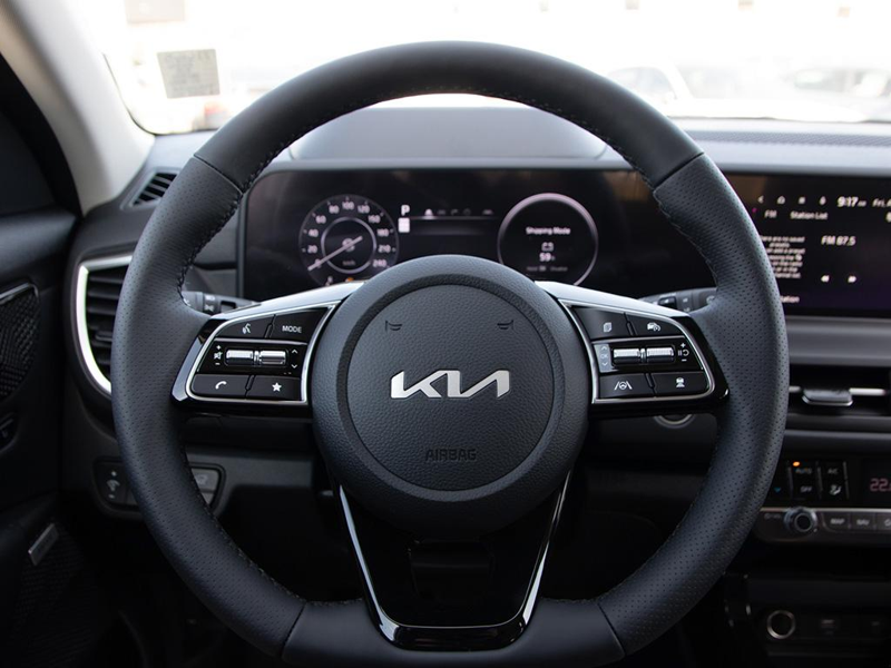 2026 Kia Seltos X-LINE - Leather Seats - $136.31 /Wk - Snow White Pearl exterior view 14