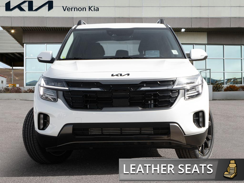 2026 Kia Seltos X-LINE - Leather Seats - $136.31 /Wk - Snow White Pearl exterior view 2