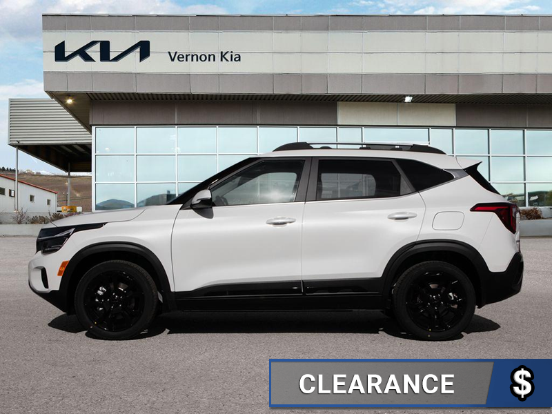 2026 Kia Seltos X-LINE - Leather Seats - $136.31 /Wk - Snow White Pearl exterior view 3