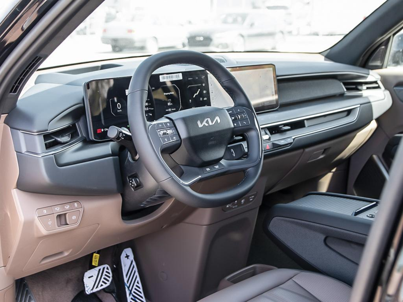 2026 Kia EV9 Land w/GT-Line Package AWD - HUD - $241.56 /Wk - Aurora Black Pearl exterior view 13