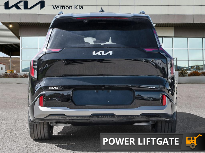 2026 Kia EV9 Land w/GT-Line Package AWD - HUD - $241.56 /Wk - Aurora Black Pearl exterior view 5