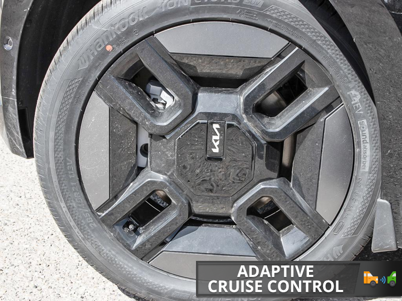 2026 Kia EV9 Land w/GT-Line Package AWD - HUD - $241.56 /Wk - Aurora Black Pearl exterior view 6