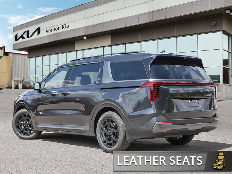 2026 Kia Carnival SX - Premium Audio - Leather Seats - $187.21 /Wk - Thunder Grey exterior view 4