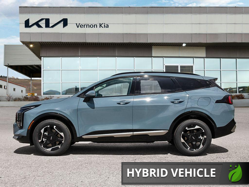 2026 Kia Sportage Hybrid EX Premium AWD - Leather Seats - $145.17 /Wk - Heritage Blue exterior view 3
