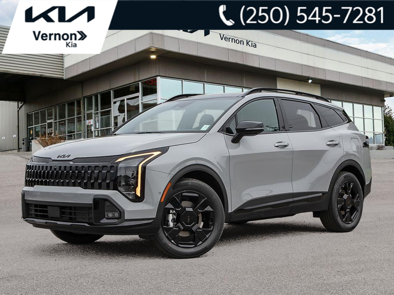 2026 Kia Sportage X-LINE LIMITED - Leather Seats - $148.55 /Wk - Wolf Gray exterior view 1
