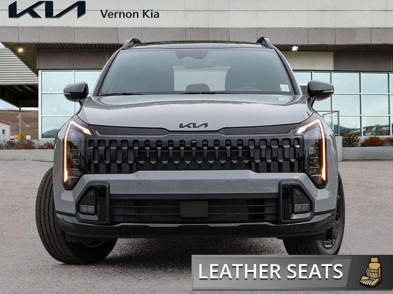 2026 Kia Sportage X-LINE LIMITED - Leather Seats - $148.55 /Wk - Wolf Gray exterior view 2