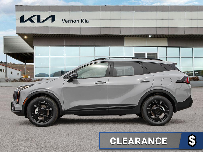 2026 Kia Sportage X-LINE LIMITED - Leather Seats - $148.55 /Wk - Wolf Gray exterior view 3