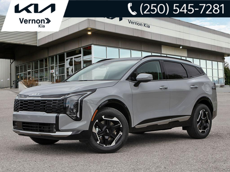 2026 Kia Sportage Hybrid EX Premium AWD - Leather Seats - $145.17 /Wk - Wolf Gray exterior view 1