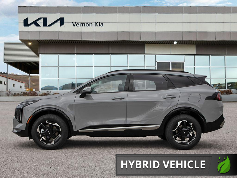2026 Kia Sportage Hybrid EX Premium AWD - Leather Seats - $145.17 /Wk - Wolf Gray exterior view 3