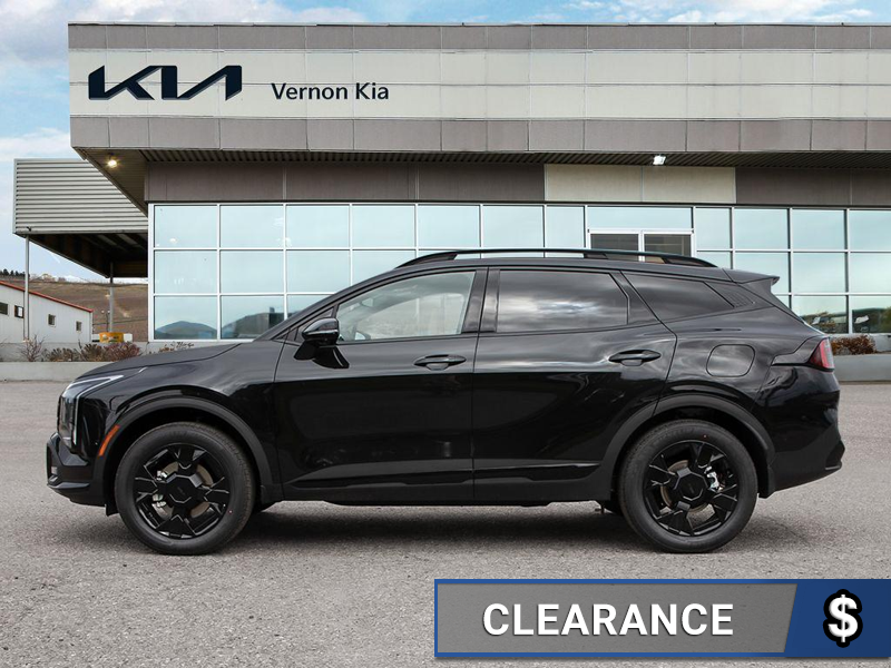 2026 Kia Sportage X-LINE LIMITED - Leather Seats - $147.85 /Wk - Fusion Black exterior view 3
