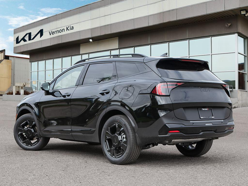 2026 Kia Sportage X-LINE LIMITED - Leather Seats - $147.85 /Wk - Fusion Black exterior view 4