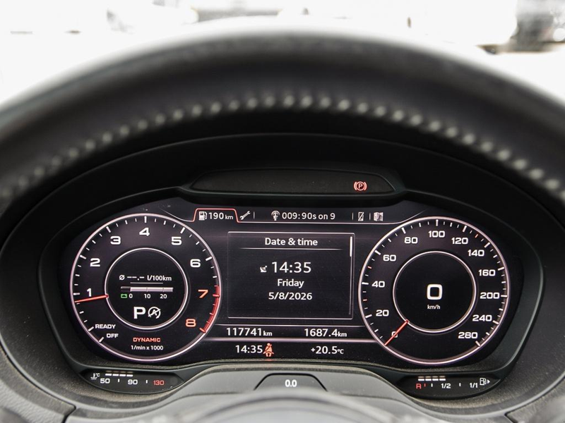 2017 Audi A3 2.0T quattro Technik Sleek Styling, Perfect Summer Cruiser - Black exterior view 17