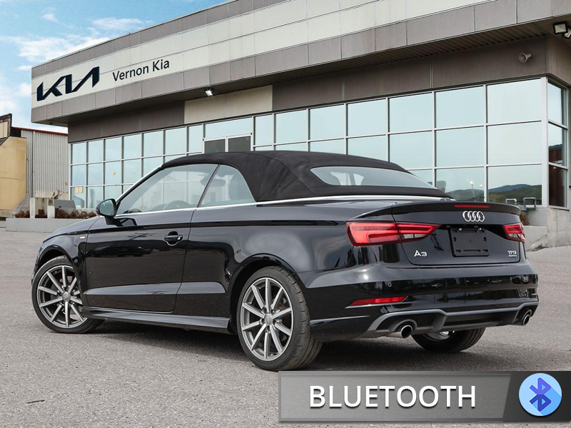 2017 Audi A3 2.0T quattro Technik Sleek Styling, Perfect Summer Cruiser - Black exterior view 4