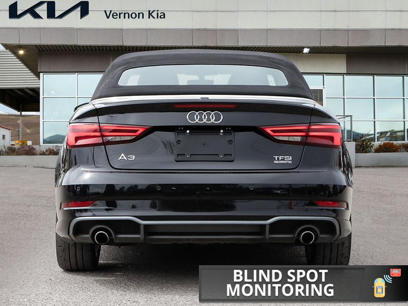 2017 Audi A3 2.0T quattro Technik Sleek Styling, Perfect Summer Cruiser - Black exterior view 5
