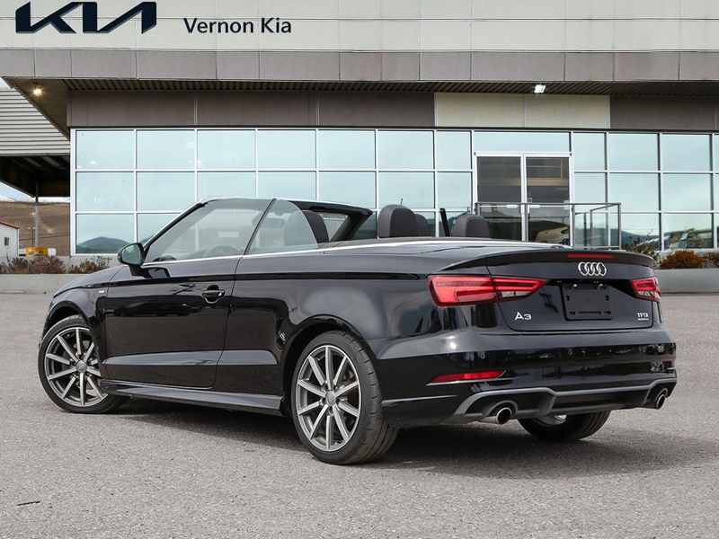 2017 Audi A3 2.0T quattro Technik Sleek Styling, Perfect Summer Cruiser - Black exterior view 7