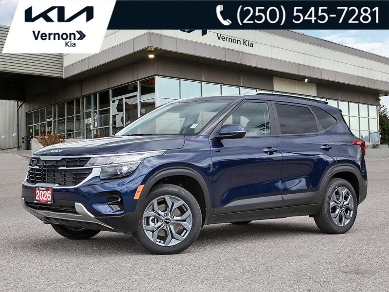 2026 Kia Seltos LX - Heated Seats - Apple CarPlay - $101.74 /Wk - Dark Ocean Blue exterior view 1