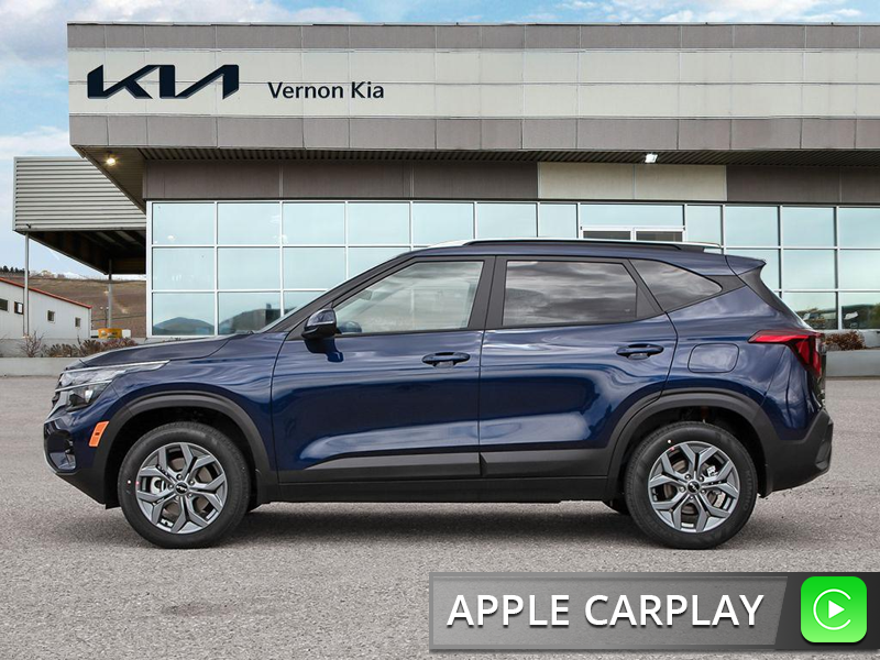 2026 Kia Seltos LX - Heated Seats - Apple CarPlay - $101.74 /Wk - Dark Ocean Blue exterior view 3