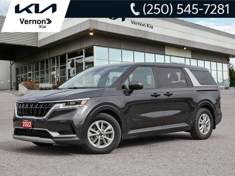 2022 Kia Carnival LX SUV Styling, Minivan Space, Smart Tech - Thunder Grey exterior view 1