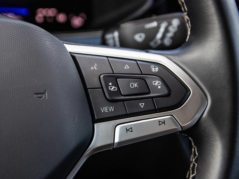 2024 Volkswagen Taos Comfortline 4MOTION Crisp LED Headlights, Sharp Body Lines, Total Head-Turner - Blue exterior view 19