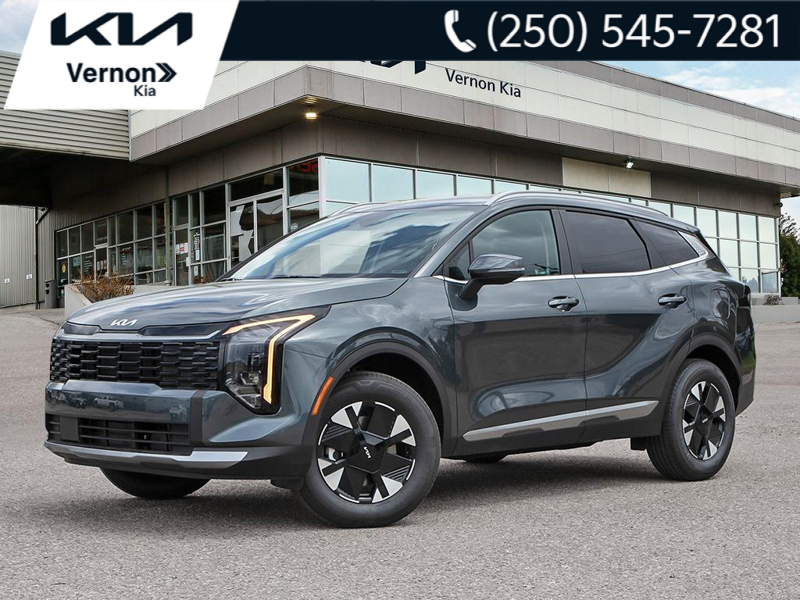 2026 Kia Sportage Hybrid EX AWD - Leather Seats - $136.70 /Wk - Gravity Grey exterior view 1