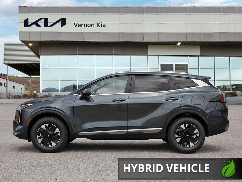 2026 Kia Sportage Hybrid EX AWD - Leather Seats - $136.70 /Wk - Gravity Grey exterior view 3
