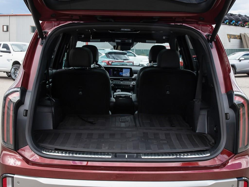 2023 Kia Telluride X-PRO Premium 3-Row Family Cruiser! Captain's Chairs, Loaded - Dawning Red exterior view 11