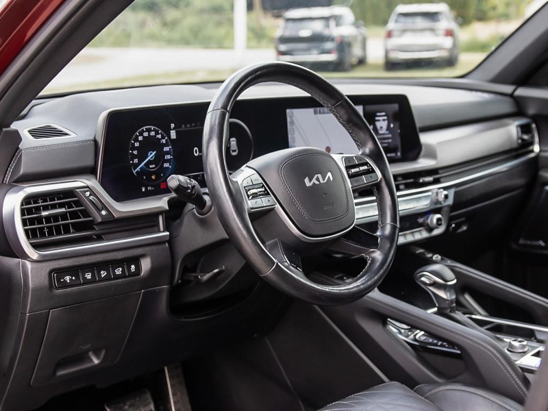 2023 Kia Telluride X-PRO Premium 3-Row Family Cruiser! Captain's Chairs, Loaded - Dawning Red exterior view 13