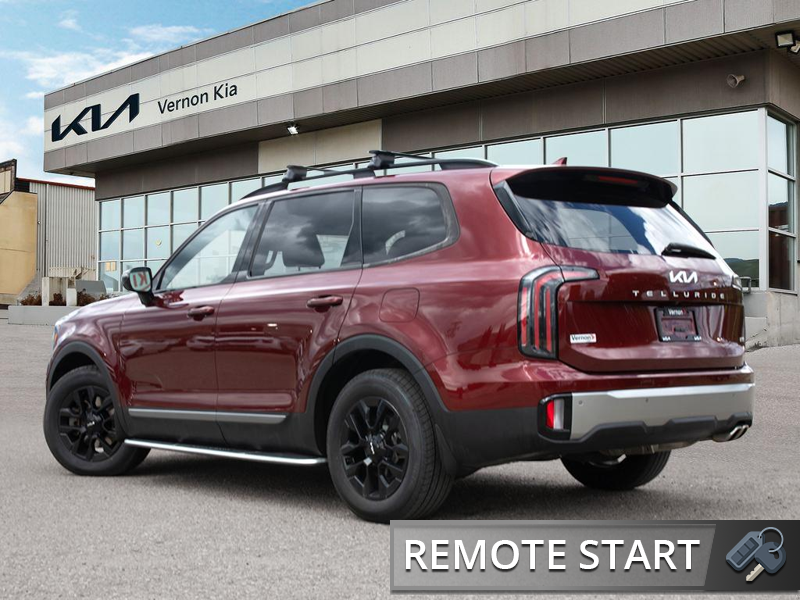 2023 Kia Telluride X-PRO Premium 3-Row Family Cruiser! Captain's Chairs, Loaded - Dawning Red exterior view 4