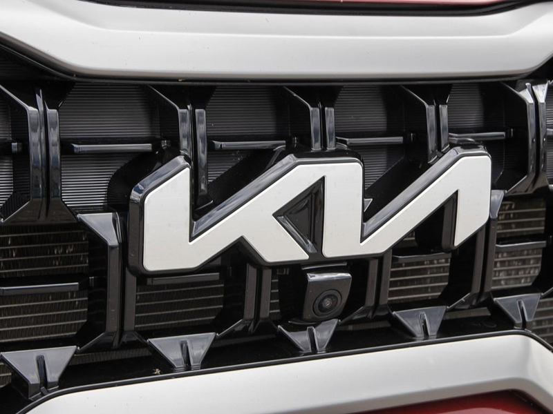 2023 Kia Telluride X-PRO Premium 3-Row Family Cruiser! Captain's Chairs, Loaded - Dawning Red exterior view 9