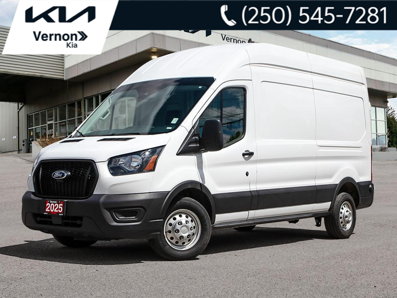 2025 Ford Transit Cargo Van T-250 High Roof ALL WHEEL DRIVE Stand Up & Work! High Roof T-250, Massive Cargo Area - White exterior view 1