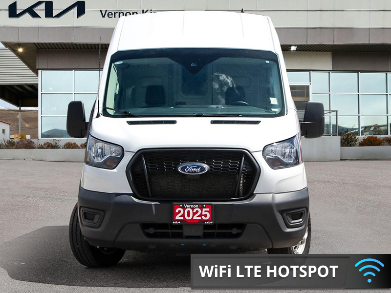 2025 Ford Transit Cargo Van T-250 High Roof ALL WHEEL DRIVE Stand Up & Work! High Roof T-250, Massive Cargo Area - White exterior view 2
