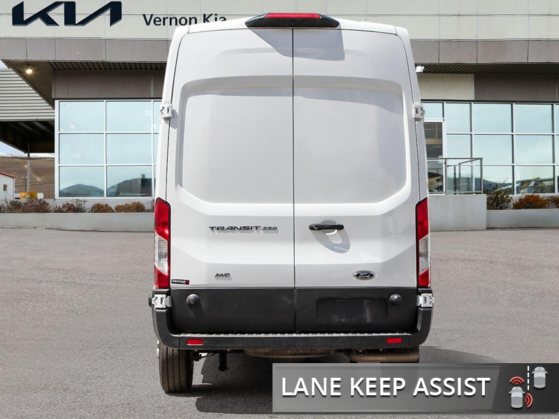 2025 Ford Transit Cargo Van T-250 High Roof ALL WHEEL DRIVE Stand Up & Work! High Roof T-250, Massive Cargo Area - White exterior view 5
