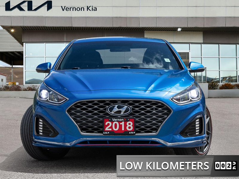 2018 Hyundai Sonata Sport The Perfect Commuter! Sport Styling, Massive Trunk Space - Blue exterior view 2