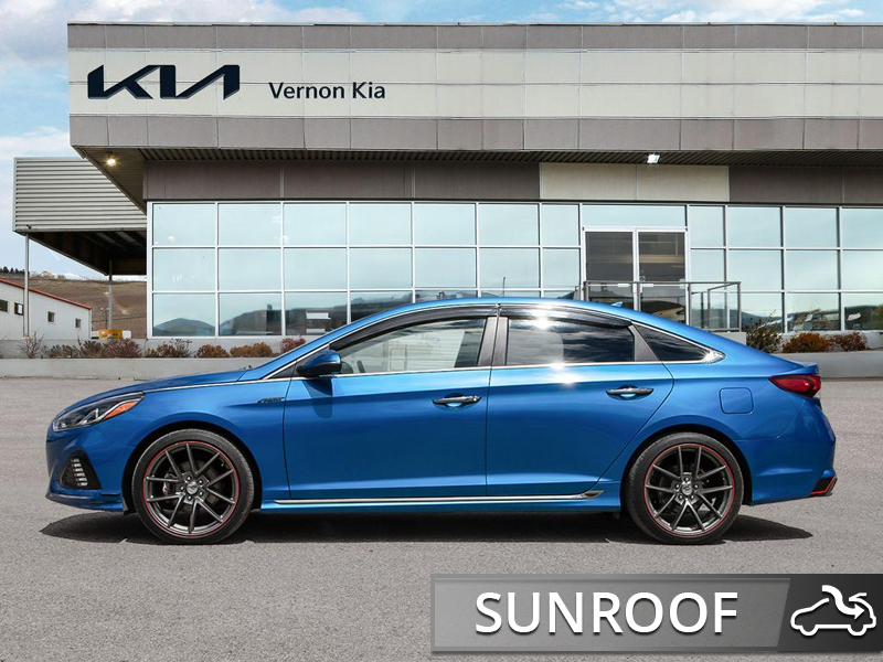 2018 Hyundai Sonata Sport The Perfect Commuter! Sport Styling, Massive Trunk Space - Blue exterior view 3