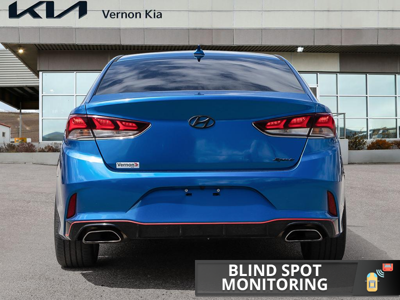 2018 Hyundai Sonata Sport The Perfect Commuter! Sport Styling, Massive Trunk Space - Blue exterior view 5