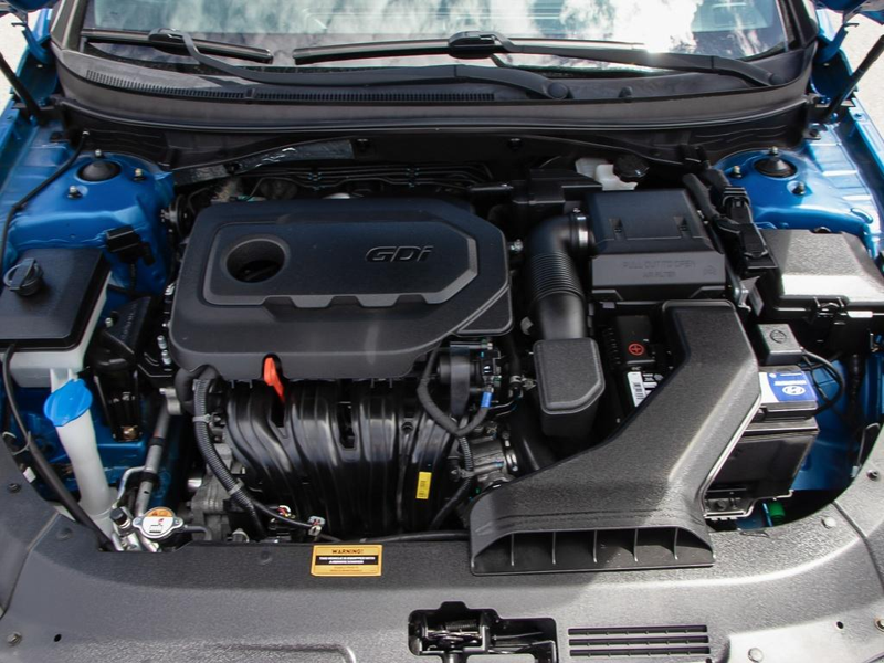 2018 Hyundai Sonata Sport The Perfect Commuter! Sport Styling, Massive Trunk Space - Blue exterior view 8