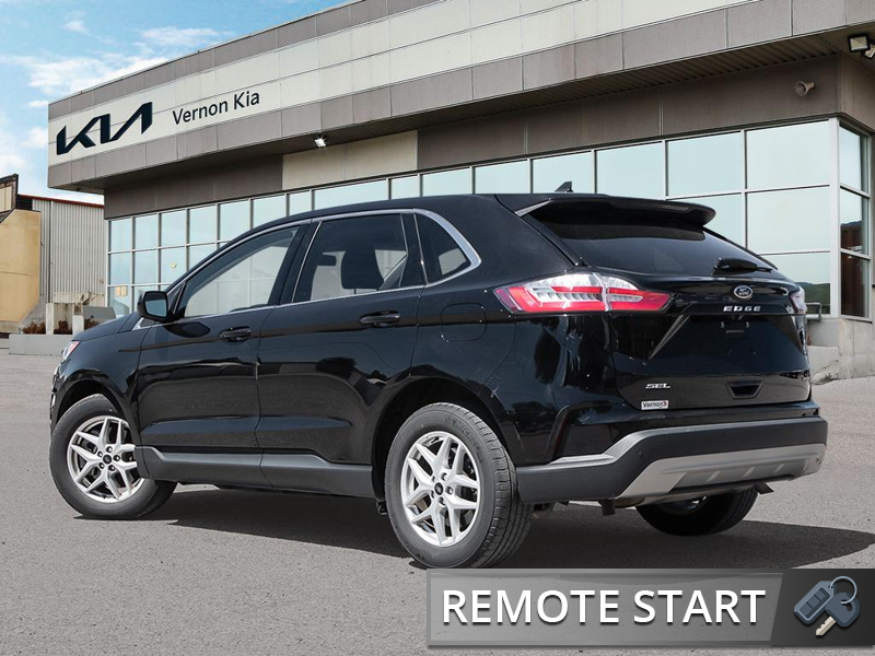 2023 Ford Edge SEL  Family Cargo King, More Space Than Compact Crossovers - Black exterior view 4