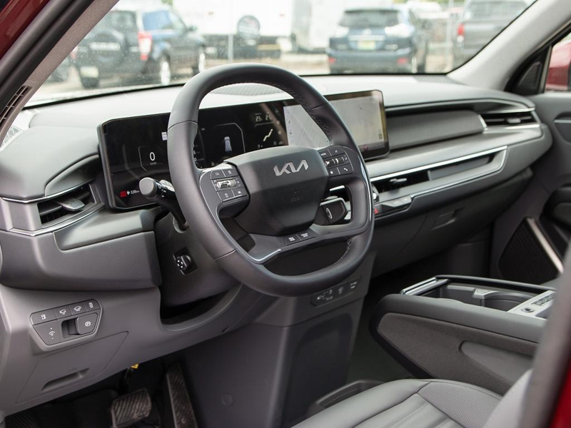 2026 Kia EV9 Land w/Premium Package AWD  - Sunroof - $230.36 /Wk - Flare Red exterior view 13