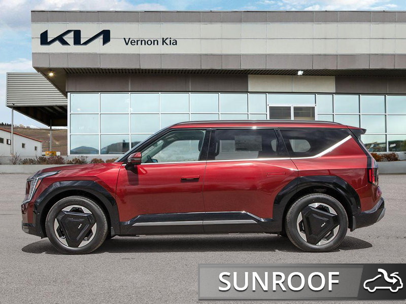 2026 Kia EV9 Land w/Premium Package AWD  - Sunroof - $230.36 /Wk - Flare Red exterior view 3