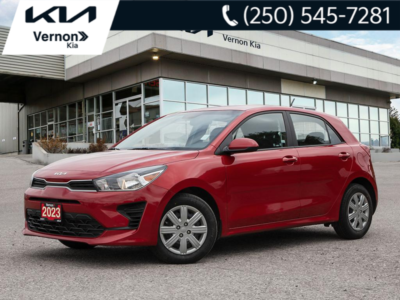 2023 Kia Rio 5-door LX+ Save Big at the Pump! Ultimate Budget-Friendly Commuter - Radiant Red exterior view 1