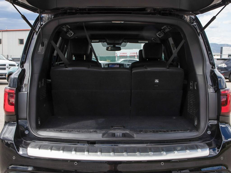 2021 INFINITI QX80 LUXE First-Class Cabin! Heated Leather Seats & Power Moonroof, Heavy Duty Towing! - Black exterior view 10