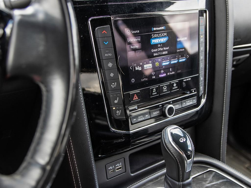 2021 INFINITI QX80 LUXE First-Class Cabin! Heated Leather Seats & Power Moonroof, Heavy Duty Towing! - Black exterior view 19