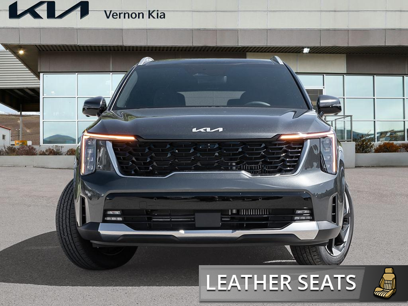 2026 Kia Sorento Plug-In Hybrid SX - Leather Seats - Interstellar Grey exterior view 2