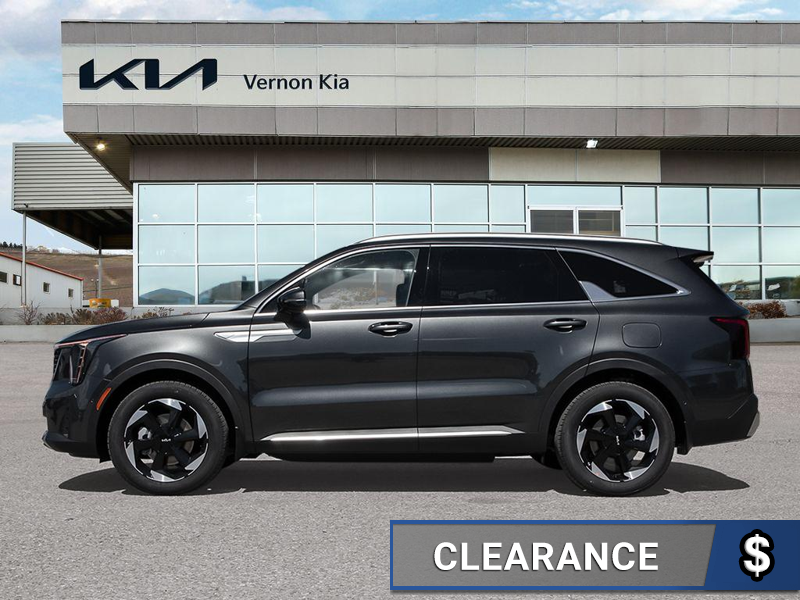 2026 Kia Sorento Plug-In Hybrid SX - Leather Seats - Interstellar Grey exterior view 3