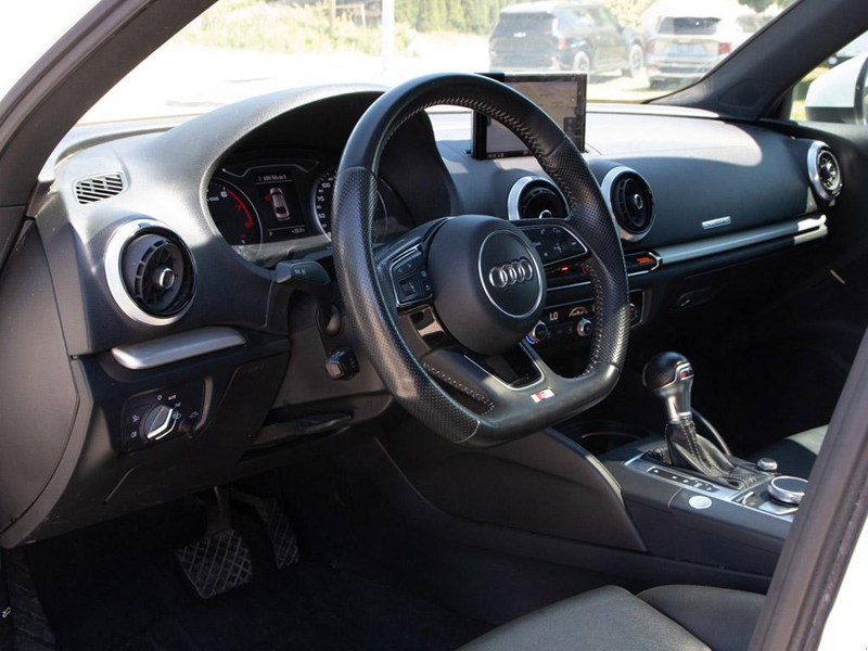 2020 Audi A3 Sedan Progressiv 45 TFSI quattro Legendary Quattro AWD! Advanced All-Weather Grip & Power - White exterior view 13