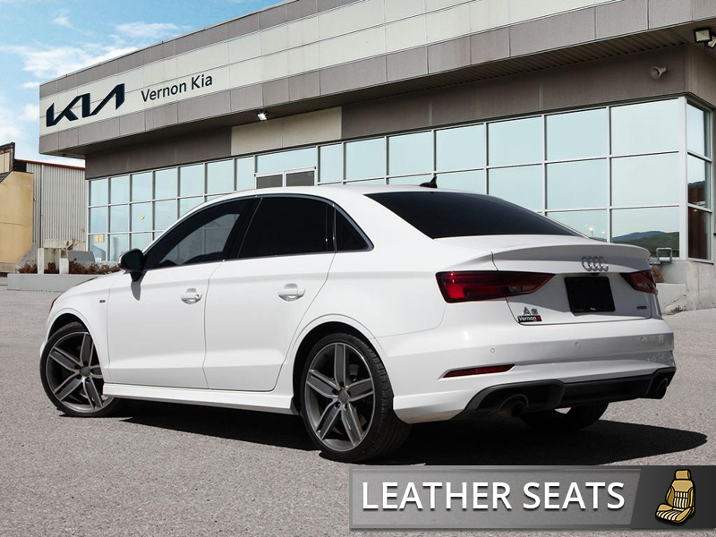 2020 Audi A3 Sedan Progressiv 45 TFSI quattro Legendary Quattro AWD! Advanced All-Weather Grip & Power - White exterior view 4