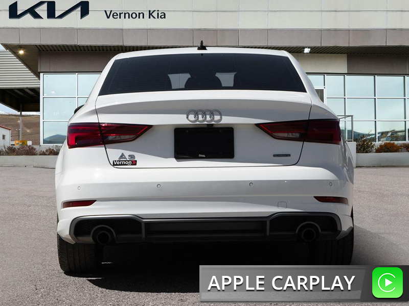 2020 Audi A3 Sedan Progressiv 45 TFSI quattro Legendary Quattro AWD! Advanced All-Weather Grip & Power - White exterior view 5